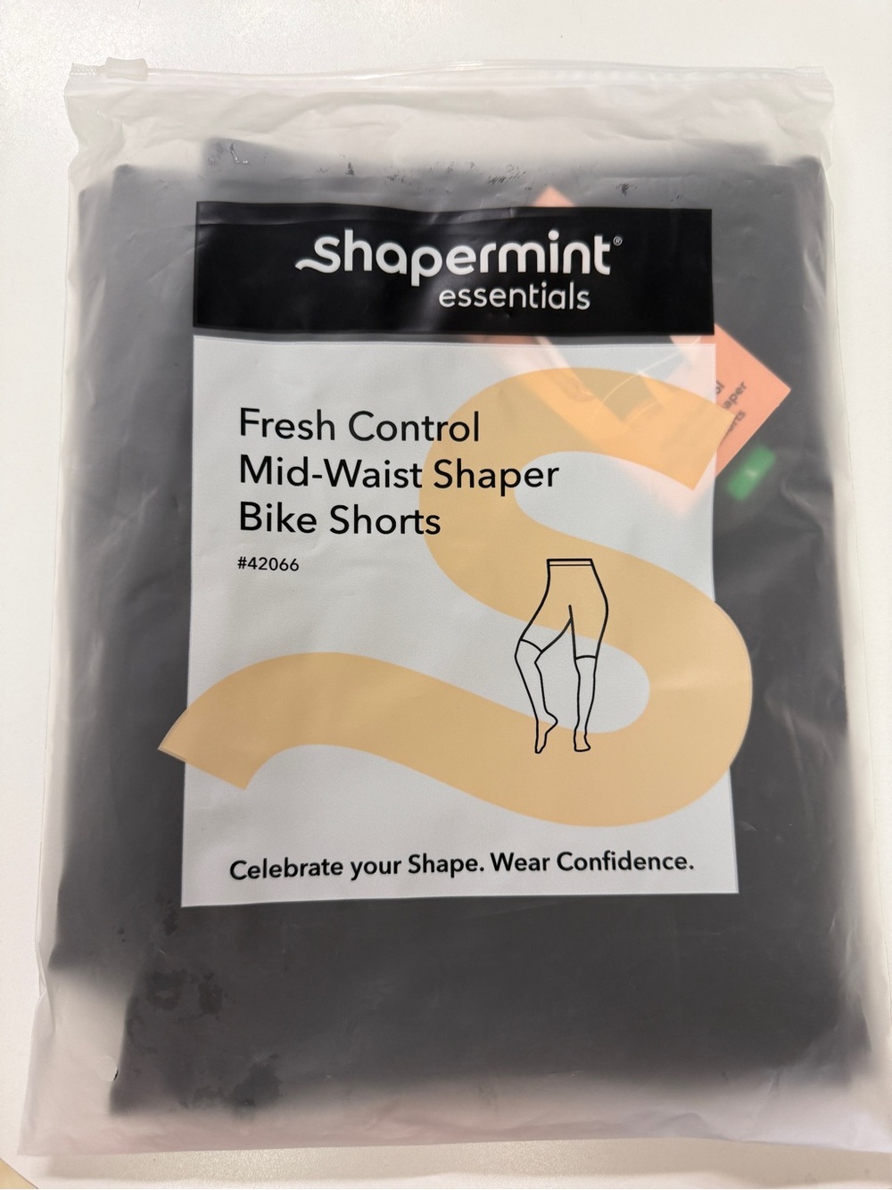 Shapermint Essentials Fresh Control Mid-Waist Shaper Bike Shorts - Black